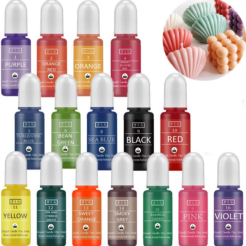 Soap Making Liquid - 10 ml/Flasche Kerzenwachs Pigment Farbstoff Ungiftiges
