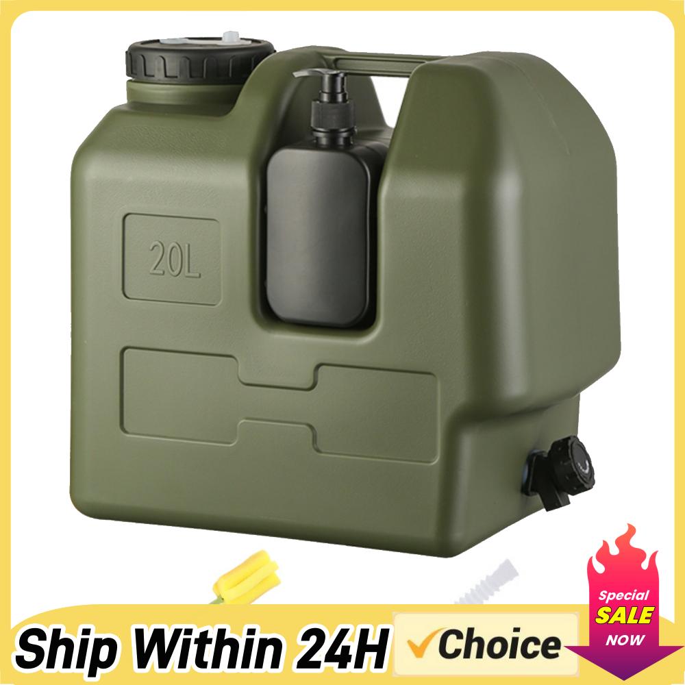 Soap Making Jug - 15/20L Tragbarer Camping-Wasserkrug mit Zapfhahn und