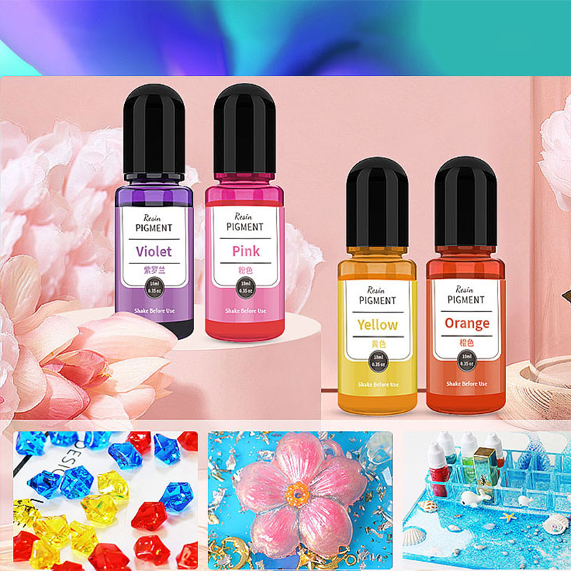 Soap Making Liquid - 10ml/Flasche Epoxidharz-Pigment Flüssiger Farbstoff Diffusionspigment DIY