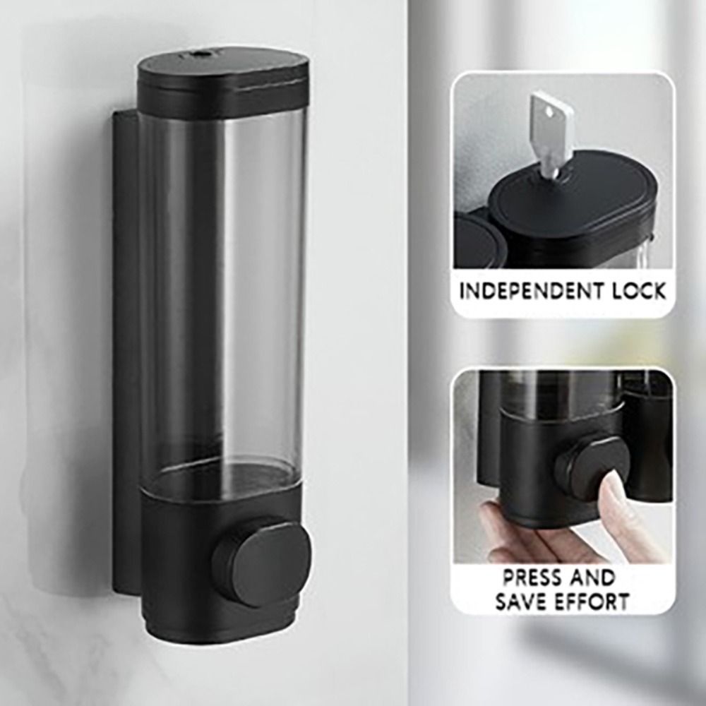 Soap Making Liquid - Langlebiger ABS-Kunststoff Manueller Seifenspender Weiß Schwarz