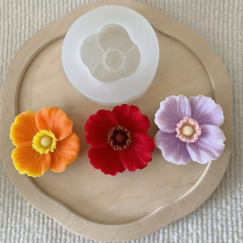 3-Blumen-Silikonform, Silikon- – Soap Making Liquid Bewertung und Preis