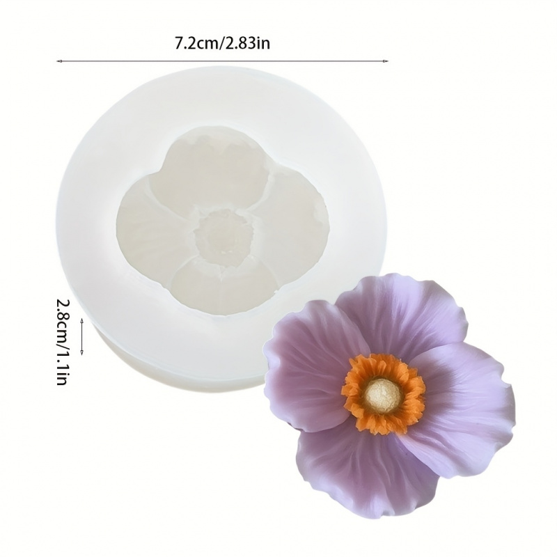 3-Blumen-Silikonform, Silikon- – Soap Making Liquid Bewertung und Preis
