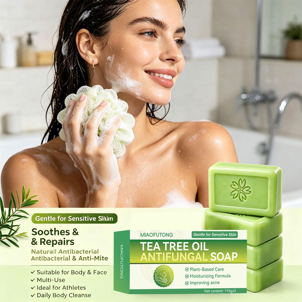 3 Stück Teebaumöl-Seifenstücke – Soap Making Essential Oils Bewertung und Preis