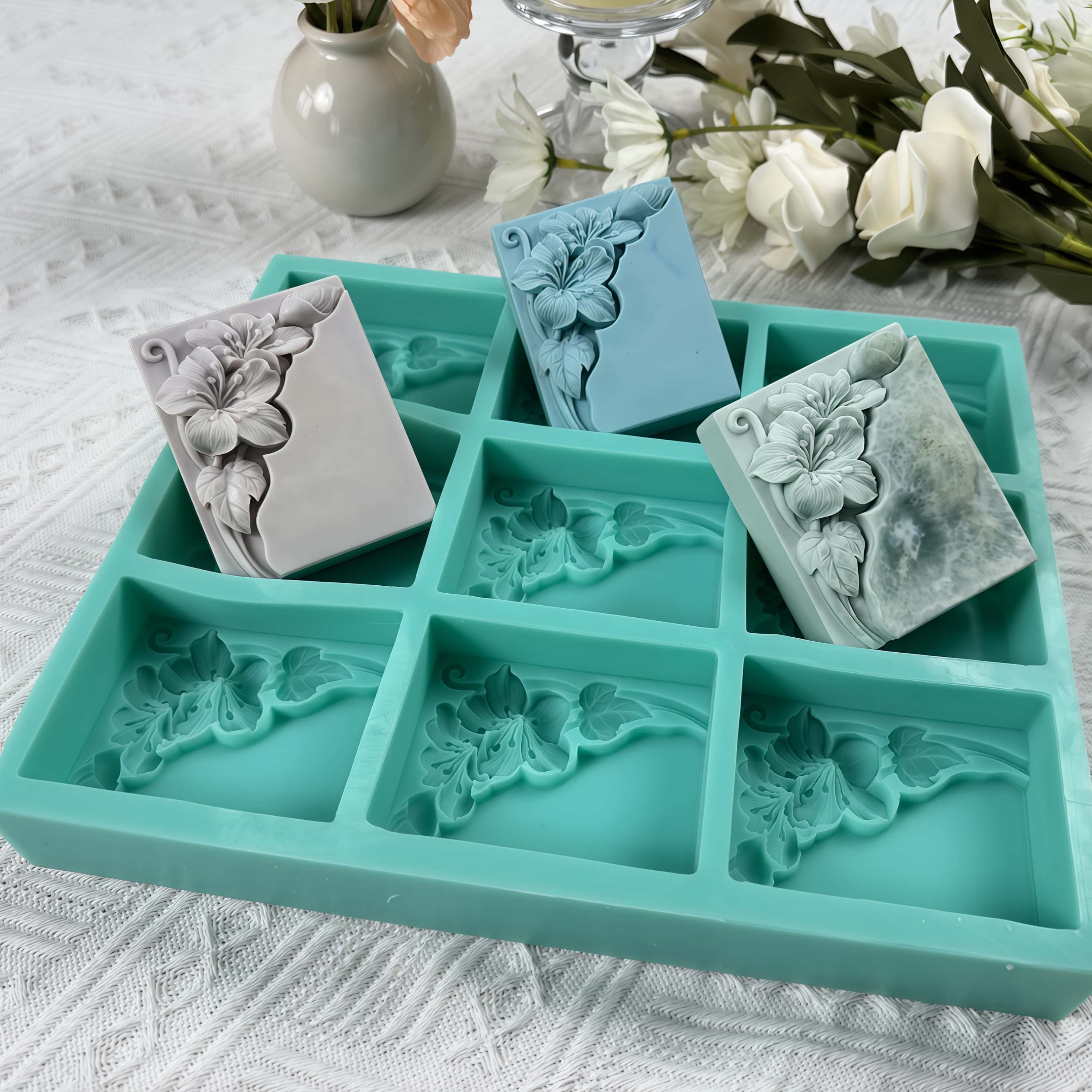 9-Hohlräume Tung Flower Soap M – Soap Making Store Bewertung und Preis