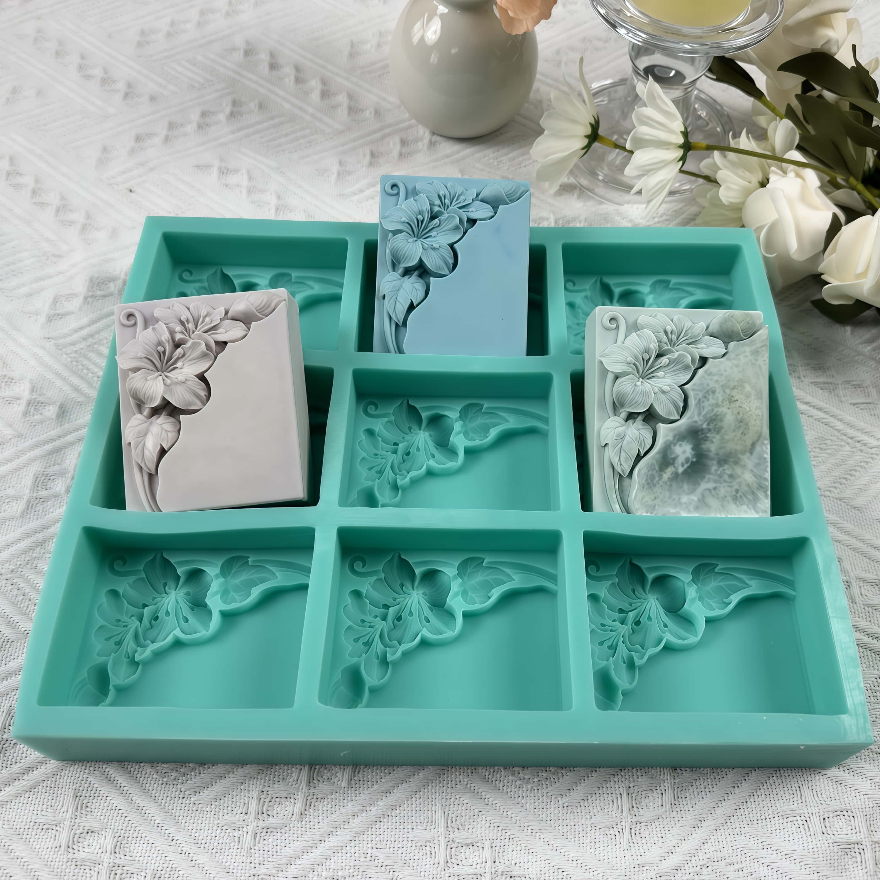 9-Hohlräume Tung Flower Soap M – Soap Making Store Bewertung und Preis
