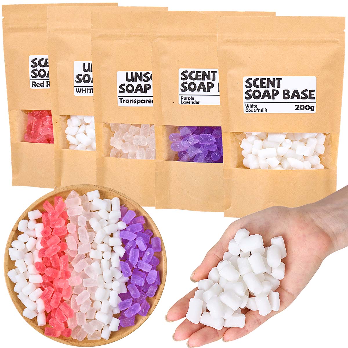 200g Farbe Glycerin Seifenbasi – Soap Making Glycerin Base Bewertung und Preis