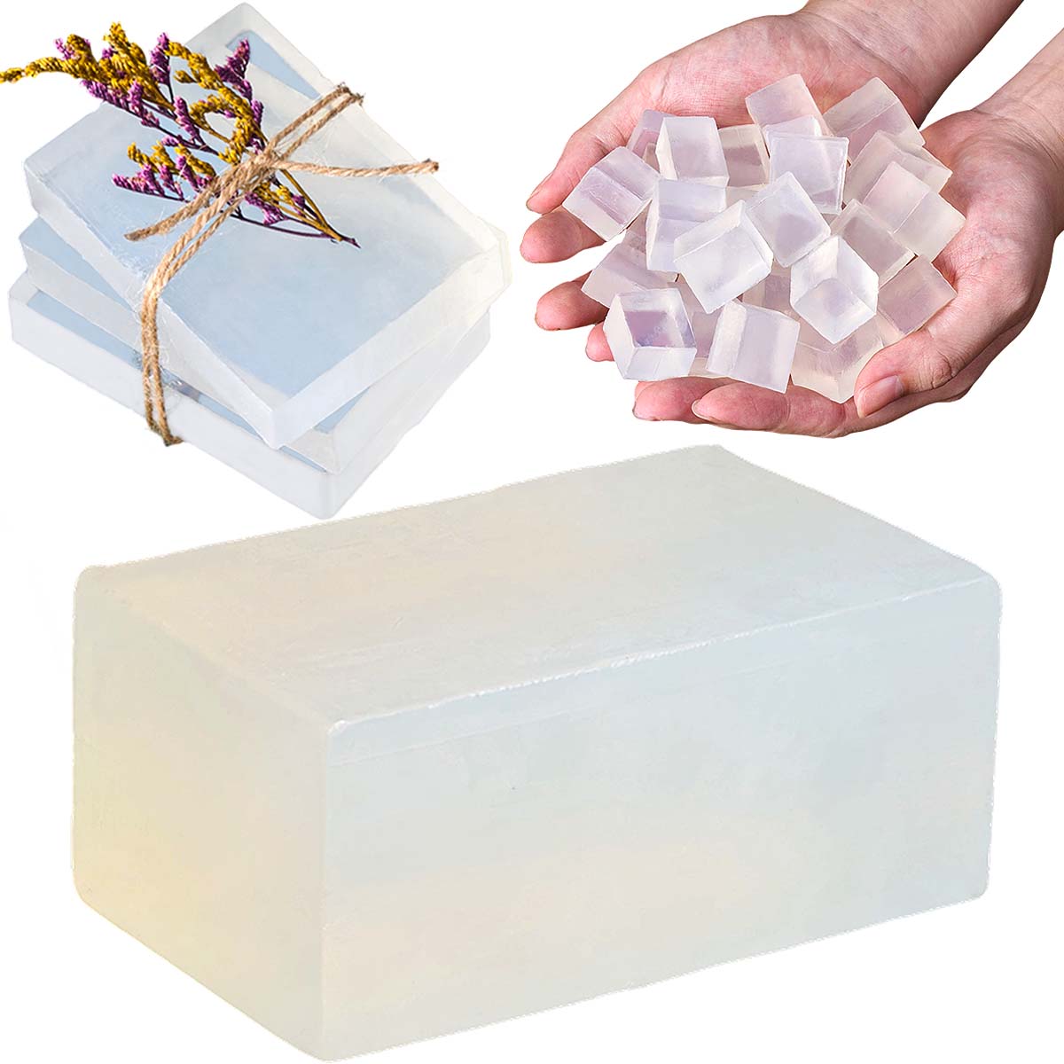 Transparente weiße Glycerin-Se – Soap Making Glycerin Base Bewertung und Preis