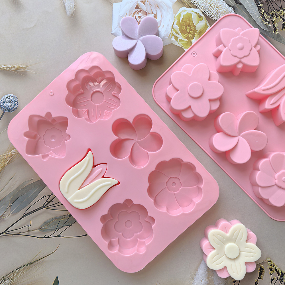 Verschiedene Blumen-Silikonfor – Soap Making Store Bewertung und Preis