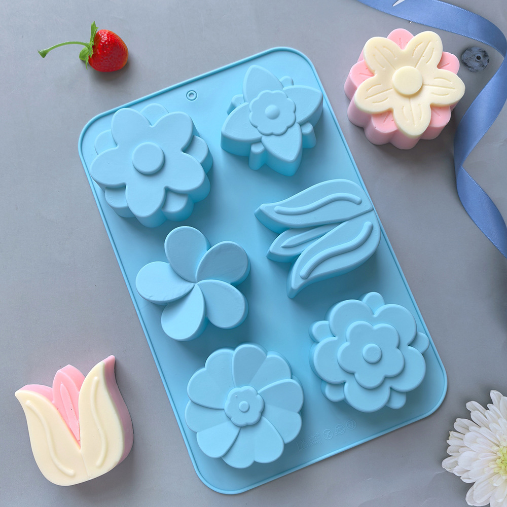 Verschiedene Blumen-Silikonfor – Soap Making Store Bewertung und Preis