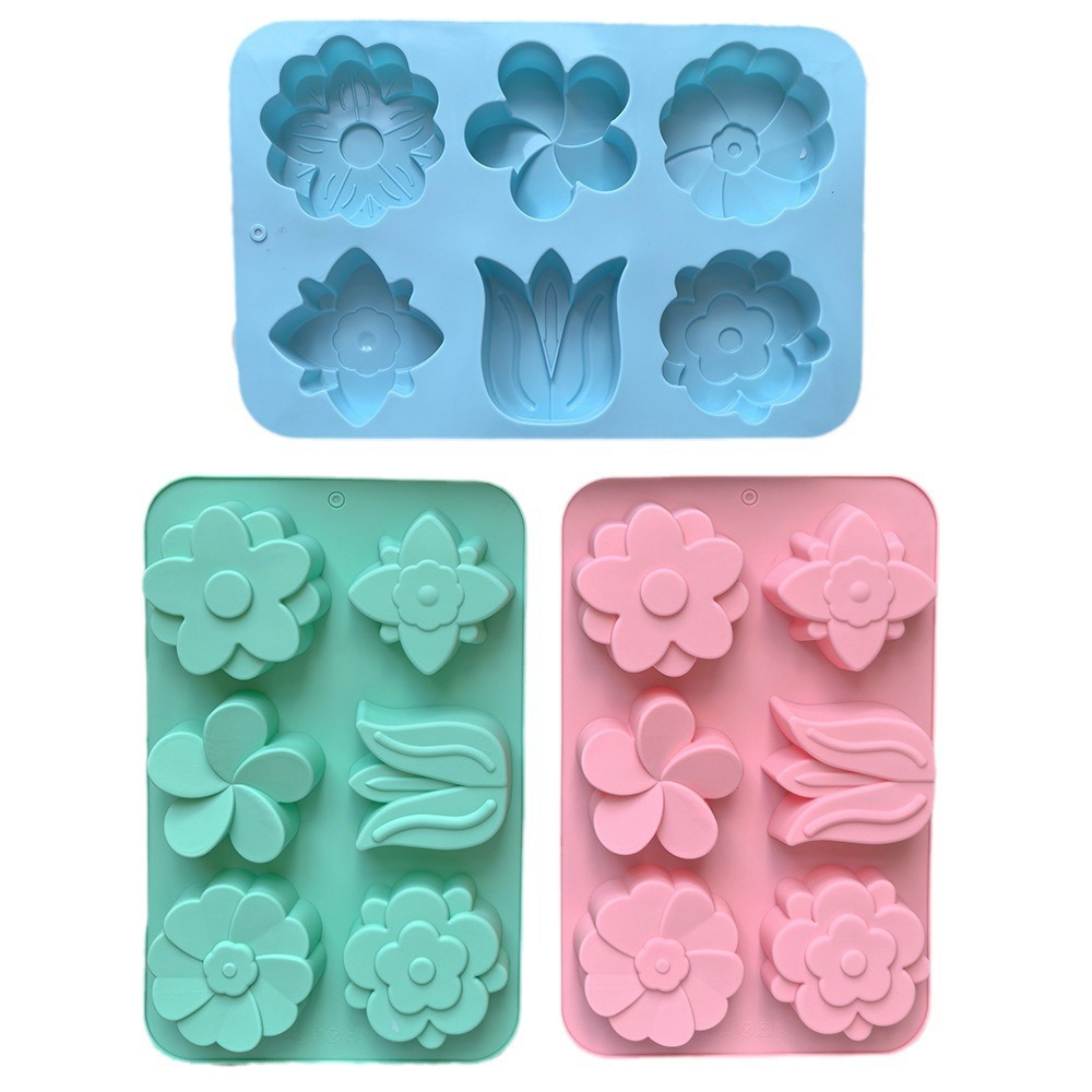 Verschiedene Blumen-Silikonfor – Soap Making Store Bewertung und Preis