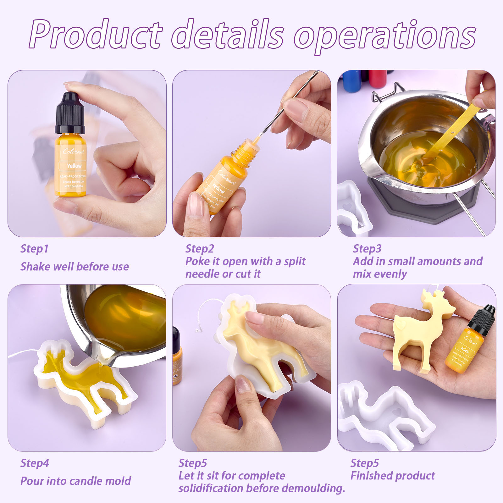 Kerze Farbstoffe Kit Flüssigke – Soap Making Liquid Bewertung und Preis