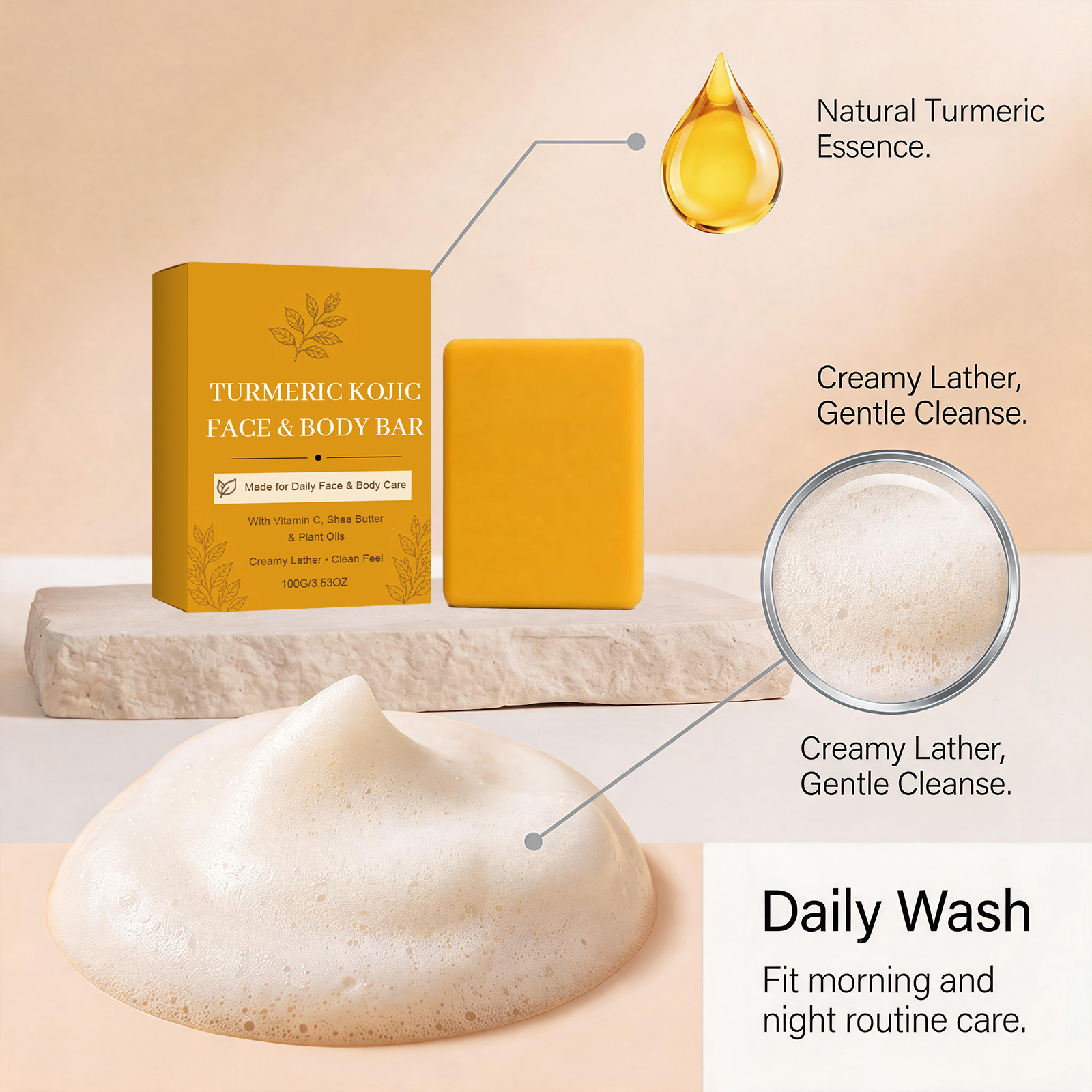 Kurkuma-Kojisäure-Handseife, P – Soap Making Essential Oils Bewertung und Preis