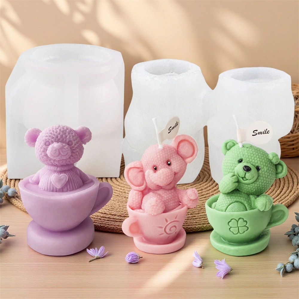 Teddybär in Tasse Silikonform  – Soap Making Jug Bewertung und Preis